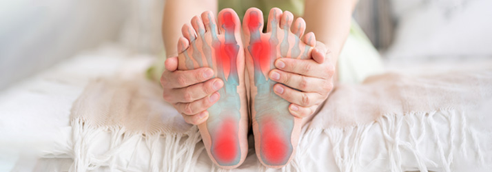 Chiropractic Herndon VA Foot Pain Animated Inflammation